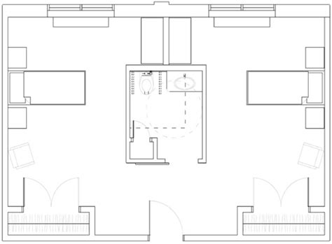 Where it says double room with shared bathroom .